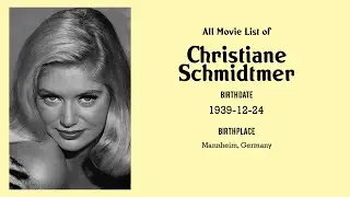 Christiane Schmidtmer Movies list Christiane Schmidtmer| Filmography of Christiane Schmidtmer