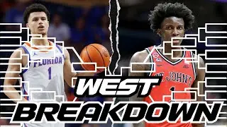 West Region of the NCAA Tournament Bracket Breakdown, Preview, Picks, and Predictions!
