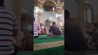 Azan jumatan di masjid raya medan