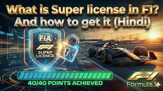 How Can I become f1 driver? What is the Super License in F1.? ( Hindi ) #f1hindi #f1