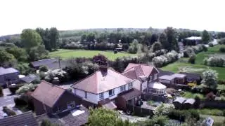 Parrot AR drone view of Kelvedon, Essex
