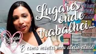 Meus ateli&ecirc;s e COMO MONTEI MEU ATELIE ATUAL - Especial Sah Biscuit 16 anos #09
