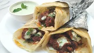 Chicken Tikka Roll | Homemade Chicken Tikka Paratha Roll Recipe |