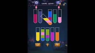 Water color sort puzzle level 1200 ios android | Sort water color puzzle leve 1200 ios ipad iphone