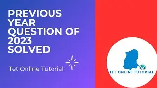 STET PREVIOUS YEAR QUESTION 2023 SIKKIM STET EXAMINATION, CDP TEACHING APTITUDE TET ONLINE