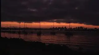 🌅 ASMR Harbor View at Dawn | Serene Morning Sounds 🎧🌊