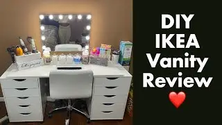 Ikea Vanity Dupe Review +Organizing Ideas
