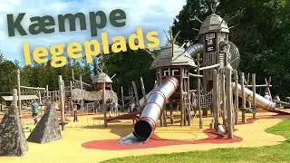Vi pr&oslash;ver Knuthenborg Safari legepladsen 🛝🙈 LIMPOPOLAND🎢 | Augusta og Villum