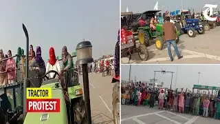 BKU trains women in driving tractors to lead January 26 farmers' procession