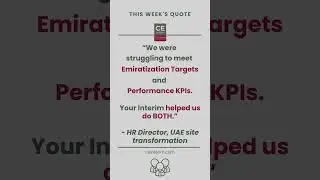 #Leadership #InterimManagement #UAE #Transformation #Execution