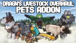 PETS ADDON//РЕАЛИСТИЧНЫЕ ЖИВОТНЫЕ//ЧАСТЬ 3//ПОЛНОЕ РУКОВОДСТВО ПО МОДУ ДЛЯ MINECRAFT 1.20.1 FORGE