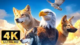 Beautiful Animal On The Planet 4K 🌿Explore Earth's Extraordinary Wildlife with Relaxing Music