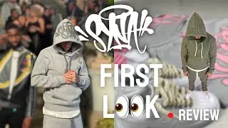 Спортивный костюм с логотипом Synaworld &mdash; обзор и примерка 👀 &mdash; новый бренд одежды в Central Cee!