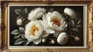 Quran with Art Screensaver | Surat Taha and Anour and Ash-Shu'ara | Luxurious Gold Framed TV