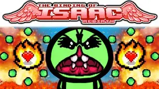 The Binding of Isaac REBIRTH: IPECAC + PYROMANIAC + MONSTRO'S LUNG + ORBITING TEARS