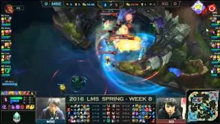 [Highlight][20.3.2016] MSE vs XG [LMS 2016][Game 2]