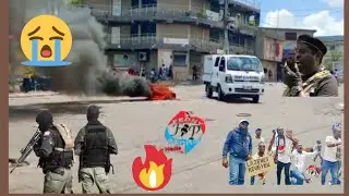 😱P&ograve;toprens Nwa pandan f&egrave;t frapo a, Militan yo bonbade AK gaz lakrimoj&egrave;n nan Yon manifestasyon Delma