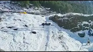 Manali trip slogan valli #new snow ride #short#