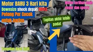 Downsize Shock Depan NMAX Terbaru Potong Per 3 cm | Turunkan Shock Depan NMAX NEW #nmax #yamaha 