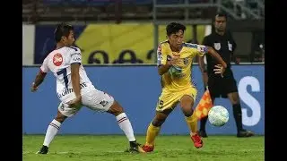ISL Season 4 Kerala Blasters Vs Delhi Dynamos FC Deependra Singh Negi Foul