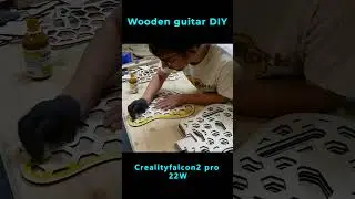 Build your own guitar with Falcon Laser? Just soooo cool #falconlaser #guitarcover #diyprojects