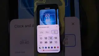 Change Lock Screen Clock Style in Vivo X200 FE #shorts #vivox200fe
