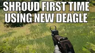 SHROUD ▪ Tries Desert Eagle On NEW PUBG Update