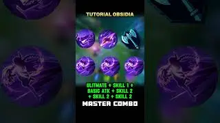 ✅ Obsidia Combo Tutorial #mlbbobsidia #obsidia #guide