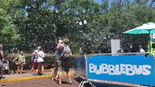 Bubble Bus Orlando   Daylight Bubbles   Paws in the Park