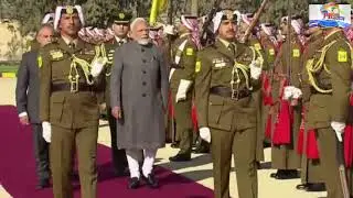 PM Modi arrives in Amman, Jordan