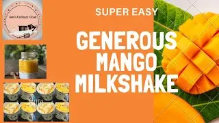 Generous Mango Milkshake | KIDS SPECIAL | EASY TO MAKE | 1 STEP RECIPE | SUPER TASTY & DELICIOUS