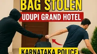 &ldquo;Shocking Theft Caught in Udupi 🚨 | Bag Stolen Inside Hotel&rdquo; |Karnataka | Live incident #theft 