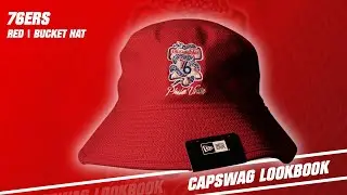 Sixers Snake Bucket Hat | Philadelphia 76ers Custom Phila United Serpent Logo Bucket Hat