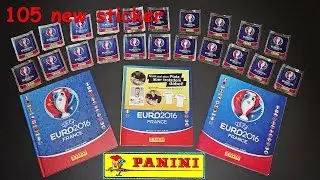 PANINI 105 Sticker UEFA CUP FRANCE EURO 2016 PANINI Frankreich OFFICIAL Lucky Bag ALBUM EM