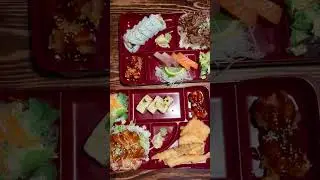 Cheap eats under $20 in Surrey BC. I love the variety of food with a bento box #vancouver #cheapeats