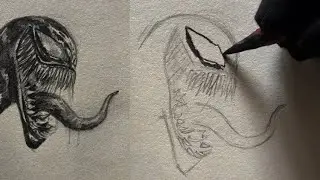 EASY Venom Drawing Tutorial for beginners