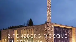 Top 6 most modern beautiful mosques in Europe
