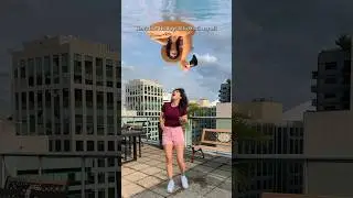 How I swam in the sky 🏊‍♀️ #vfx #behindthescenes