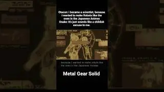 Отакон хотел создать роботов из японских аниме! #MGS #MGS1 #otacon #japanese #animes #snake