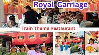 Royal Carriage Bandra 🚆 | Luxury Train Theme Restaurant | Mumbai Food Vlog | Vaishali Girbide 