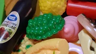 ASMR PLAYING CUTTING FOOD FRUITS and VEGETABLES TOYS #satisfying #trending #ASMR