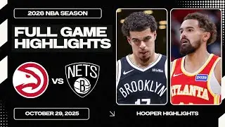 Atlanta Hawks vs Brooklyn Nets Full Game Highlights | Oct 29 | 2026 NBA Season