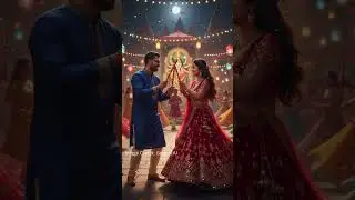 Navratri ai image prompt for couple | Gemini Navratri garba look edit prompt 😍 #garba #viral