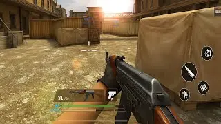 Mobile FPS Madness: AK-47 Showdown in High-Intensity Team Battle