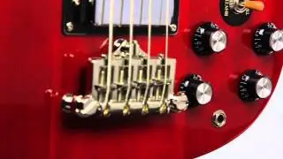 Tokai SG-Style Solid Body Electric Bass in Cherry