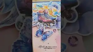 Magiczne urodzinki  #artianette #digi #cardmaking #scrapbooking #digipaper
