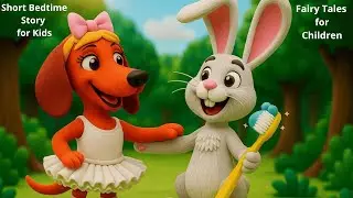 The Fairy Dachshund and the Magic Brush | Short Bedtime Story for Kids | Fairy Tales for Children