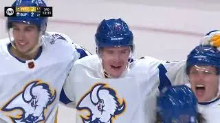 Owen Power fakes out just about everybody in the building