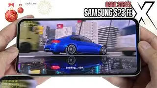 Samsung Galaxy S23 FE CarX Street Gaming test | Exynos 2200, 120Hz Display