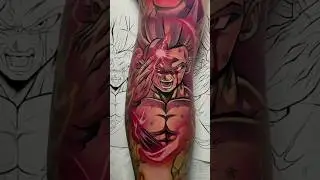 Dragon Ball Beast Gohan Tattoo 😍😍❤❤😁 #drawing #arte #tattoo #shorts